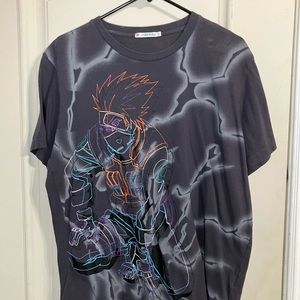Kakashi Naruto Anime Shirt Uniqlo XL Japan Japanese